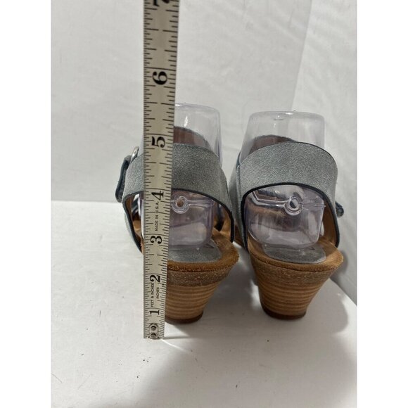 SOFFT Vaden Wedges CHAMBRAY COLOR Sandal size 8.5 Blue - Picture 4 of 7